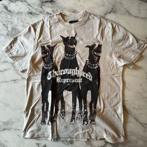 Represent Graphic Tee - Cream color